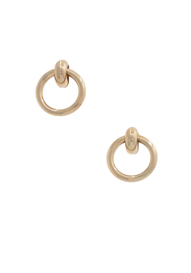 CIRCLE METAL EARRING