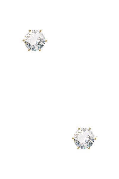 CRYSTAL 9MM CHIC STUD EARRING