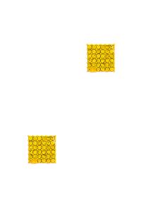 RHINESTONE SQUARE STUD EARRING