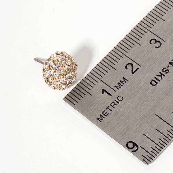 PEARL BEAD ROUND STUD EARRING