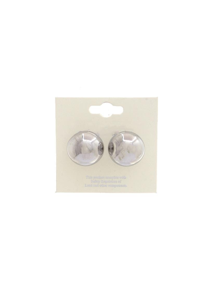 BALL METAL EARRING