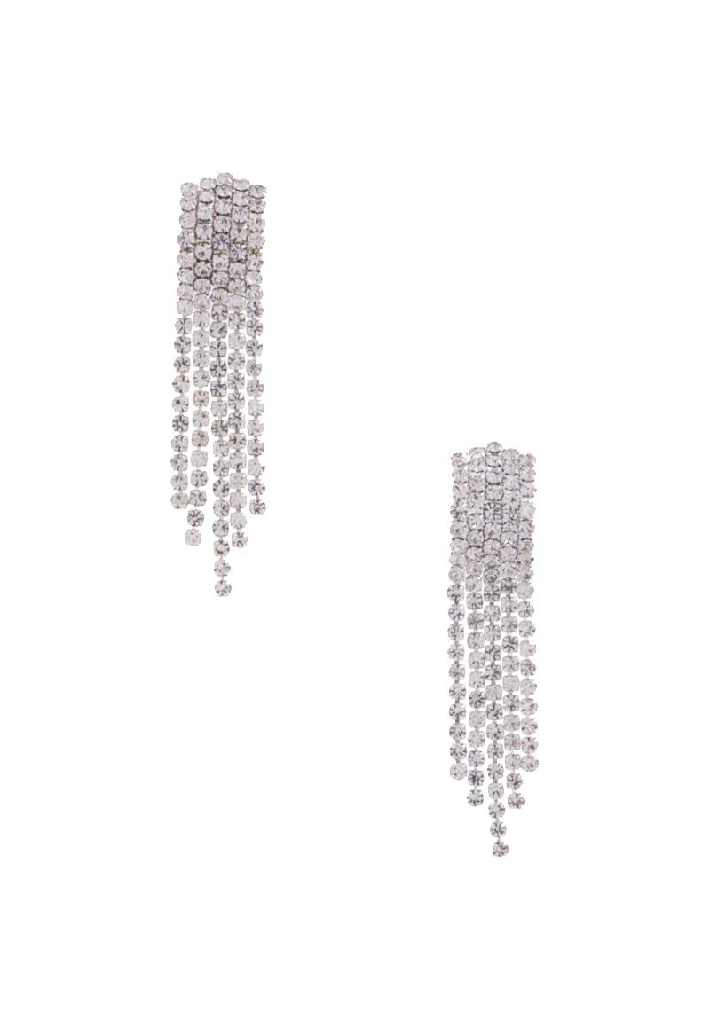 RHINESTONE DANGLE EARRING