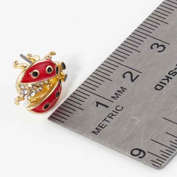LADYBUG POST EARRING