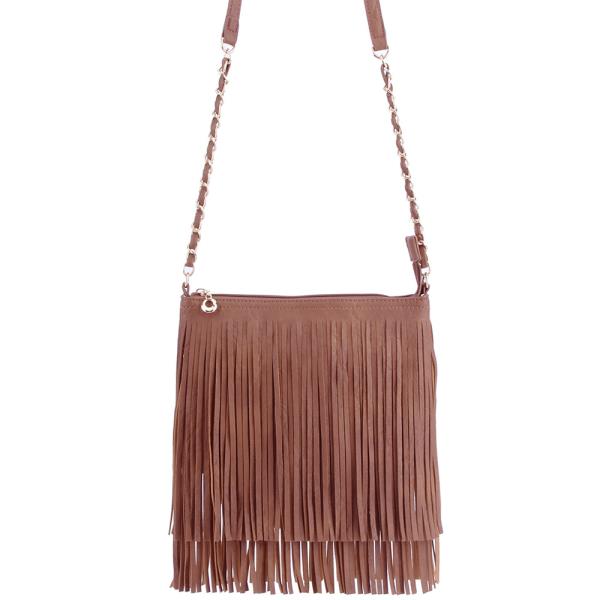 DESIGNER HOT TRENDY DOUBLE LAYER TASSEL CROSSBODY BAG