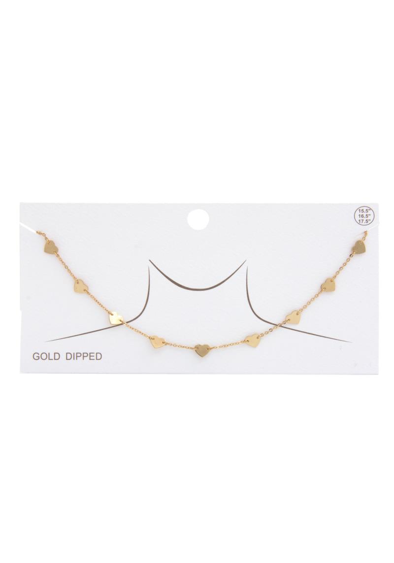 HEART STATION NECKLACE