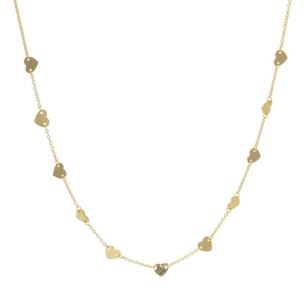 HEART STATION NECKLACE