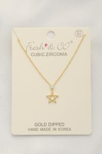 STAR CHARM GOLD DIPPED NECKLACE