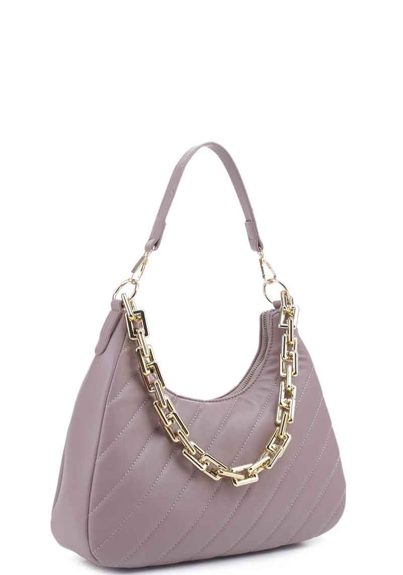 METAL CHAIN SHOULDER BAG