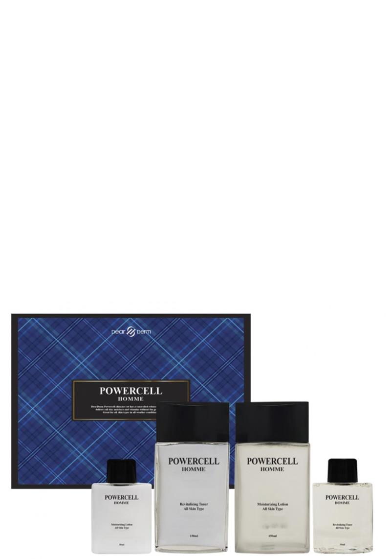 DEARDERM POWERCELL HOMME 2PC SKINCARE SET