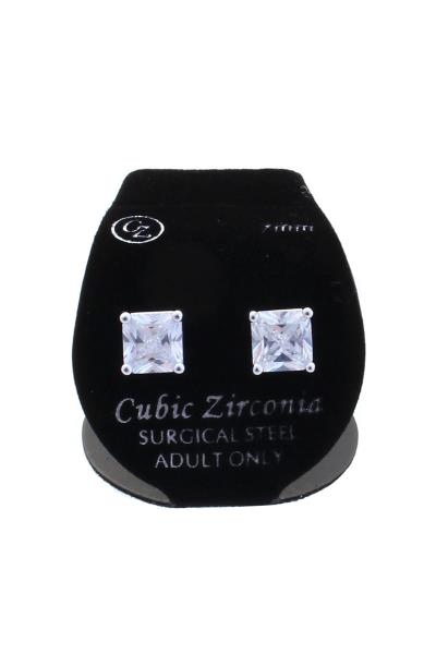 BASIC CUBIC ZIRCONIA STUD EARRING