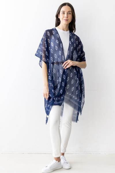 SOUTHWESTERN PRINT KIMONO