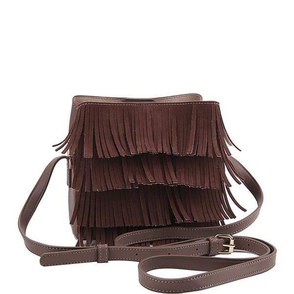 CHIC MULTI FRINGE FASHION CROSSBODY BAG