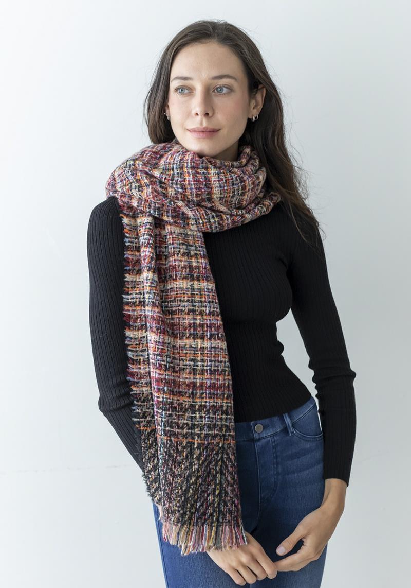 MULTI WEAVE OBLONG SCARF