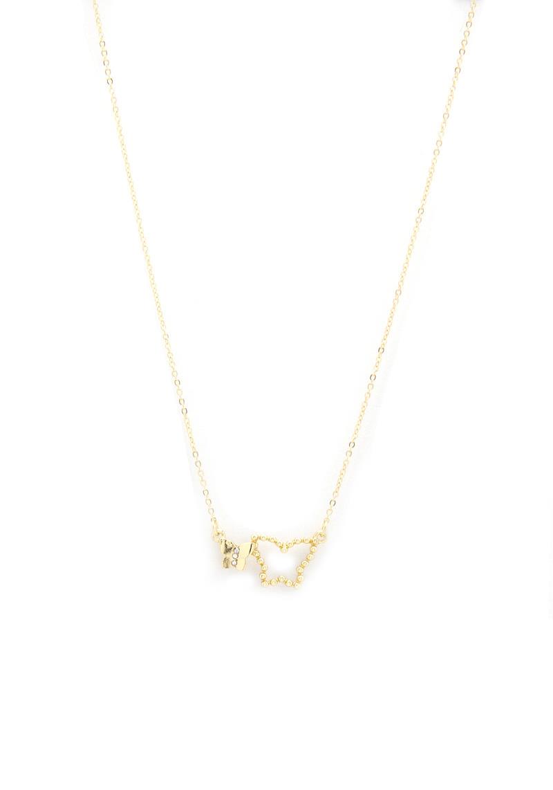 DOUBLE BUTTERFLY NECKLACE