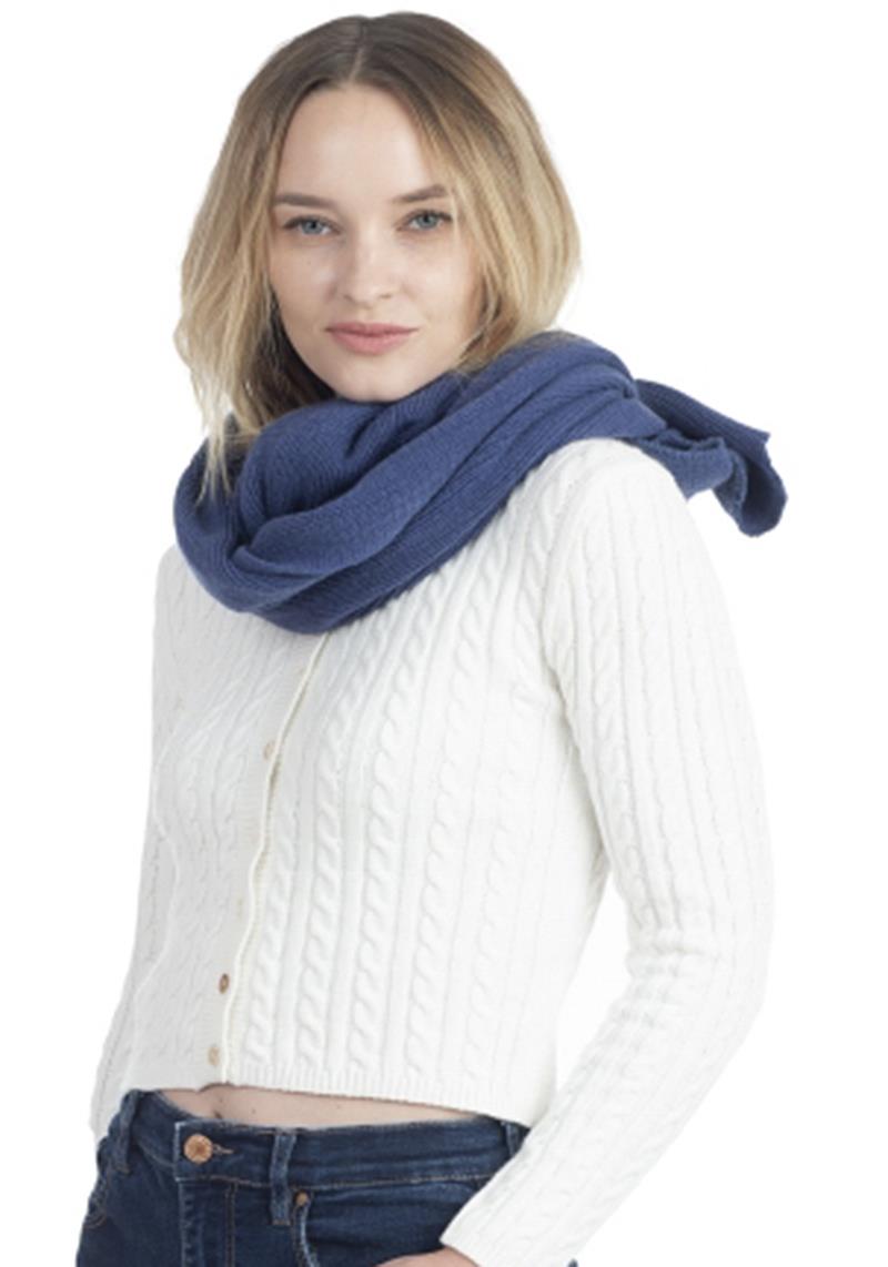 BASIC SOLID COLOR WINTER SCARF
