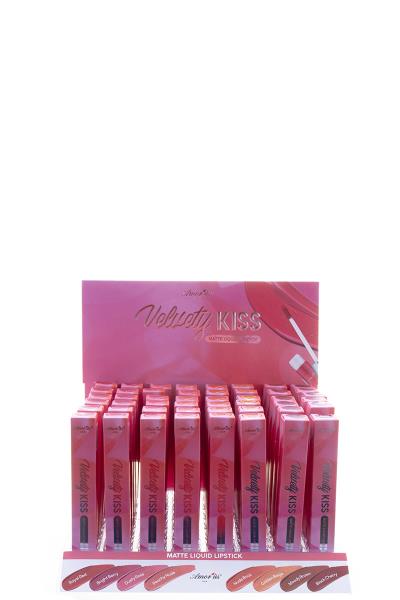 AMORUS VELVETY KISS MATTE LIQUID LIPSTICK (48 UNITS)