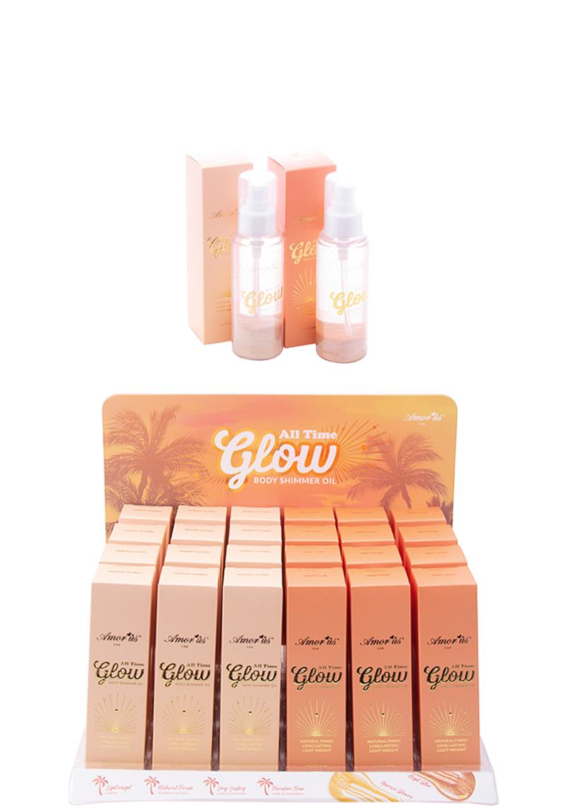 ALL TIME GLOW BODY SHIMMER OIL 24 PCS