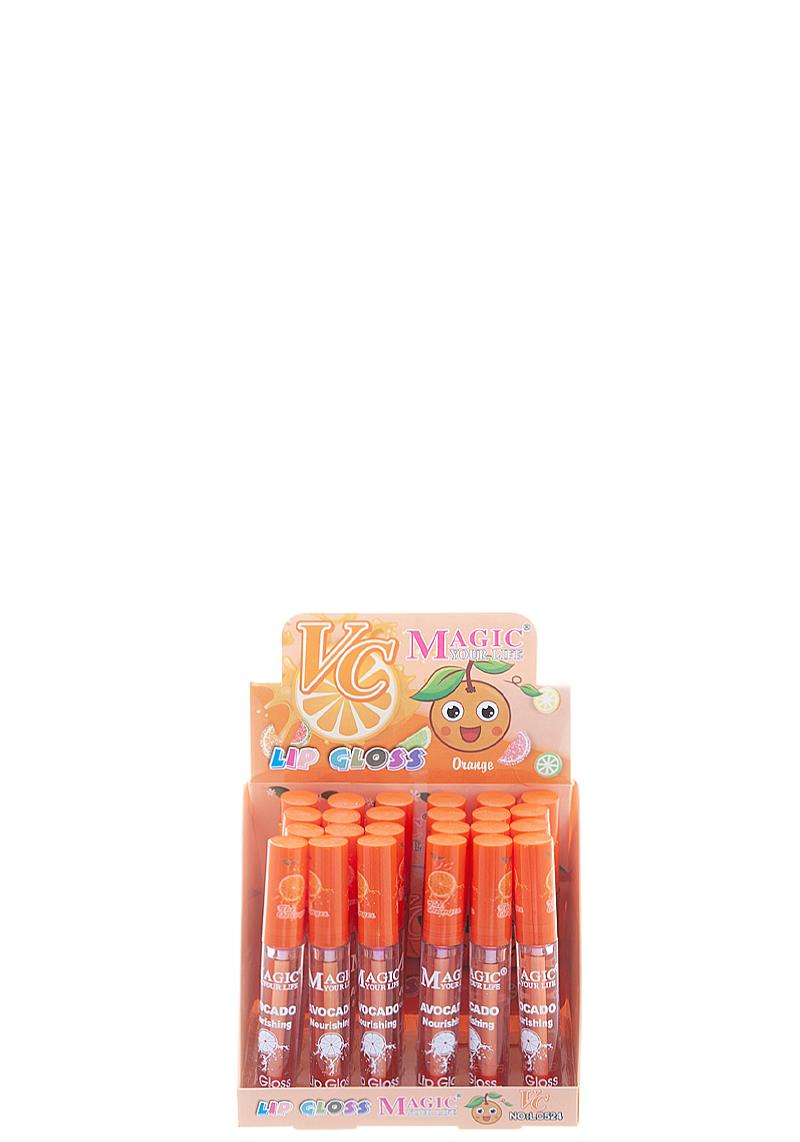 LOVELY FRUITY FLAVORED LIP GLOSS 24 PCS