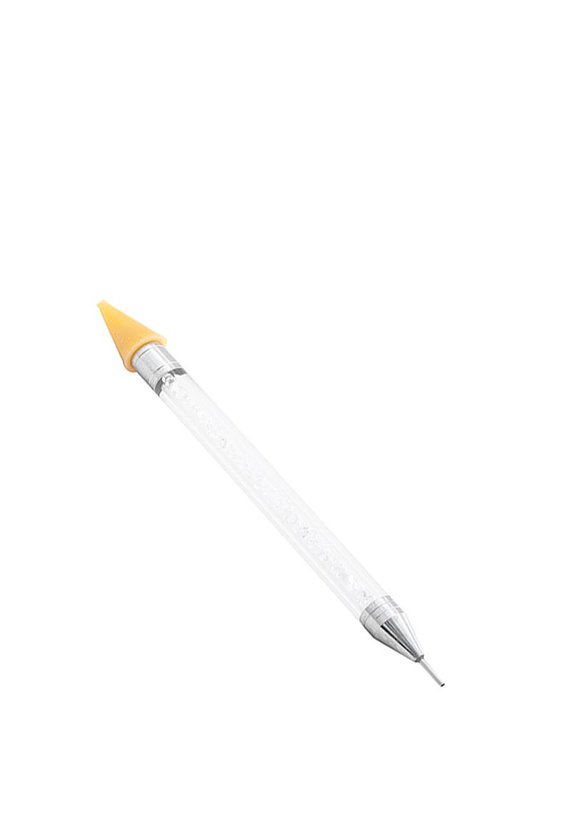 COLORED CLEAR GLITTER DESIGN WAX PICKER