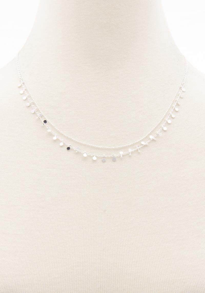 COIN CHARM LAYERED NECKLACE