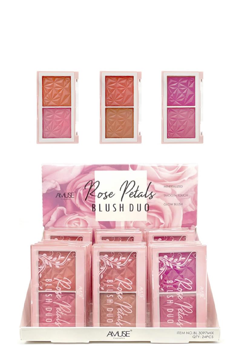 AMUSE ROSE PETALS BLUSH DUO (24 UNITS)