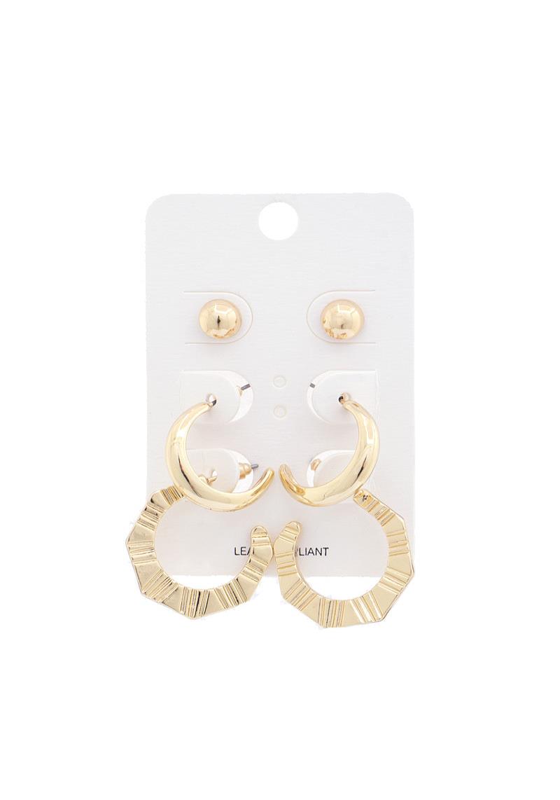 METAL EARRING SET