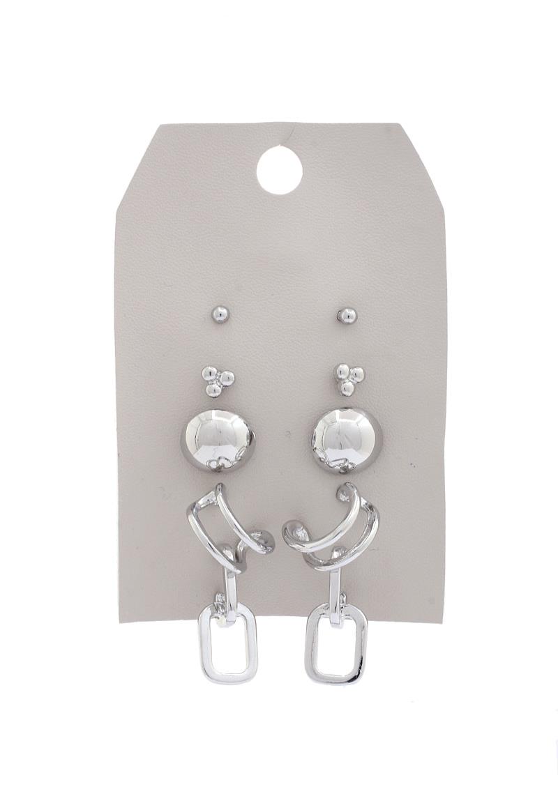 METAL EARRING SET