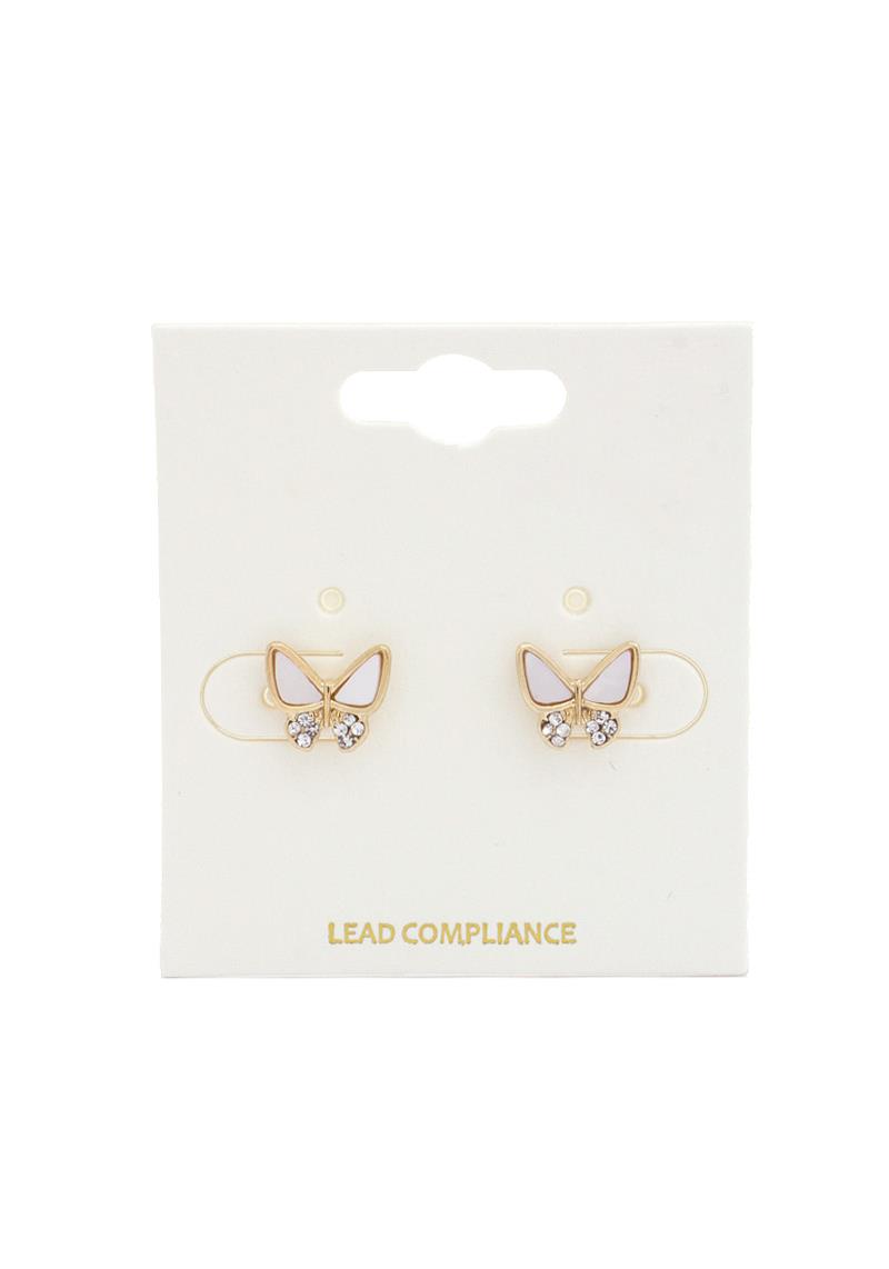 FRESH WATER PEARL BUTTERFLY EARRING