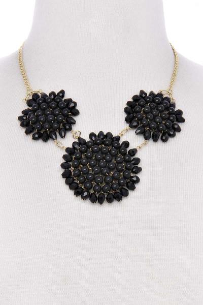 CLUSTER STATEMENT NECKLACE