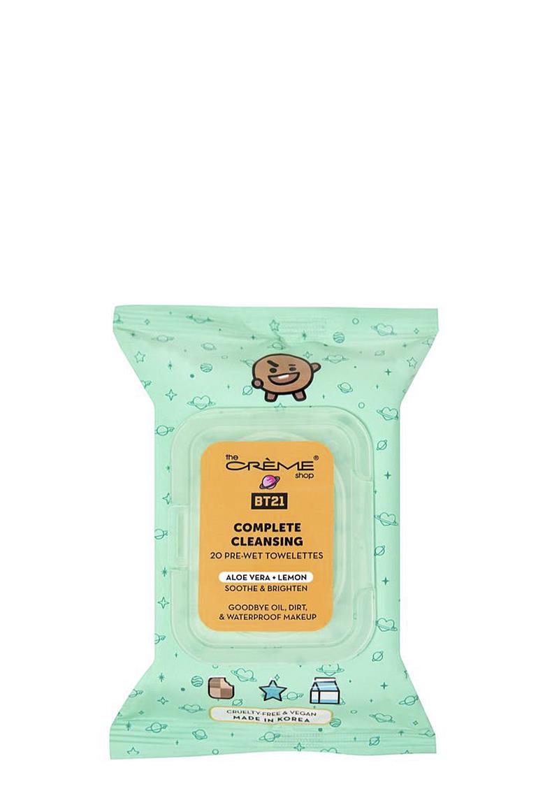 SHOOKY COMPLETE CLEANSING 20 PRE WET TOWELETTES - ALOE VERA AND LEMON 6 PC