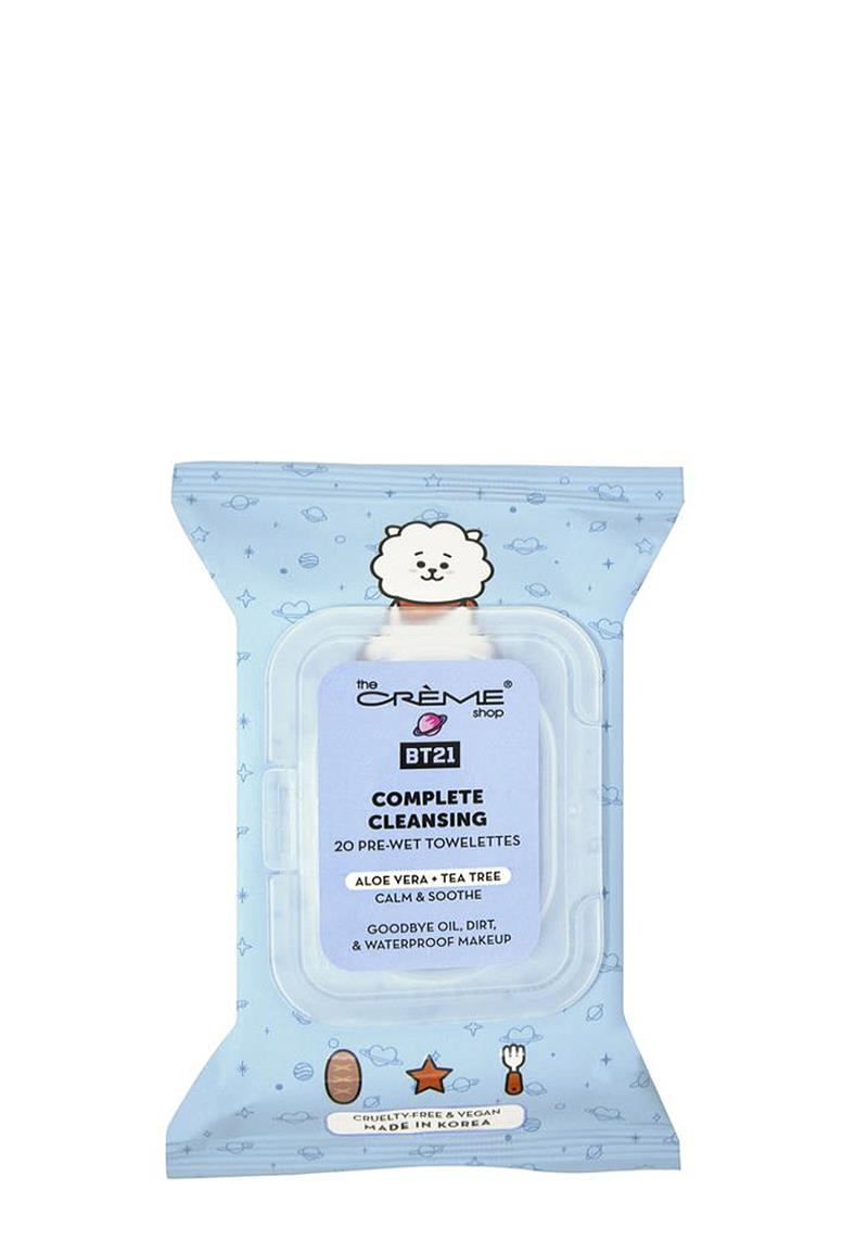 RJ COMPLETE CLEANSING 20 PRE WET TOWELETTES - ALOE VERA AND TEA TREE 6 PC