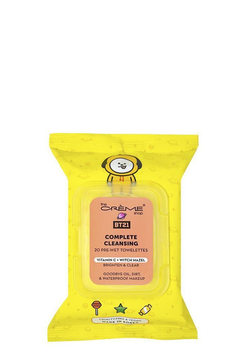 CHIMMY COMPLETE CLEANSING 20 PRE WET TOWELETTES - VITAMIN C AND WITCH HAZEL 6 PC