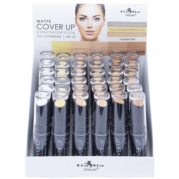 MATTE COVER UP CONCEALER STICK FULL COVERAGE (36 UNITS)