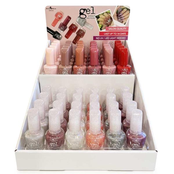 GEL EFFECT NAIL POLISH (48 UNITS)