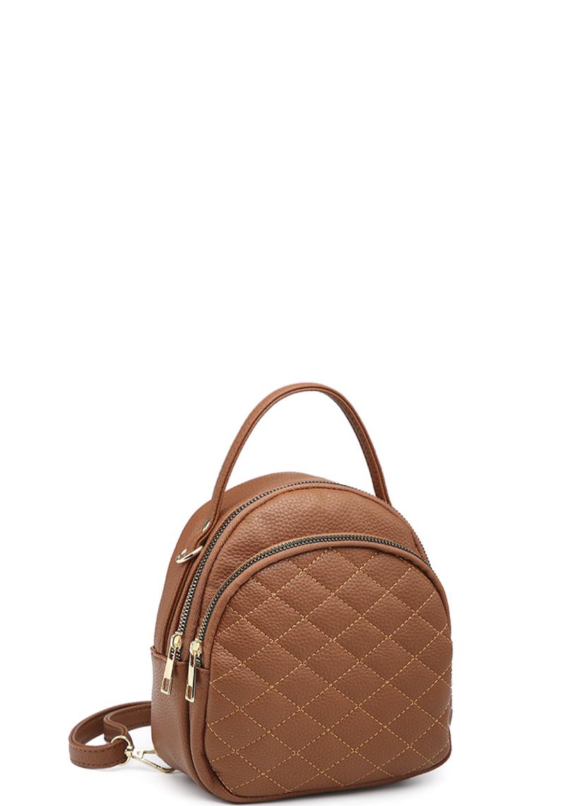 CUTE STITCHED MINI CONVERTIBLE BACKPACK