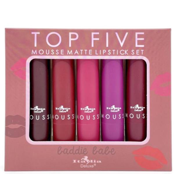 TOP FIVE MOUSSE MATTE LIPSTICK SET