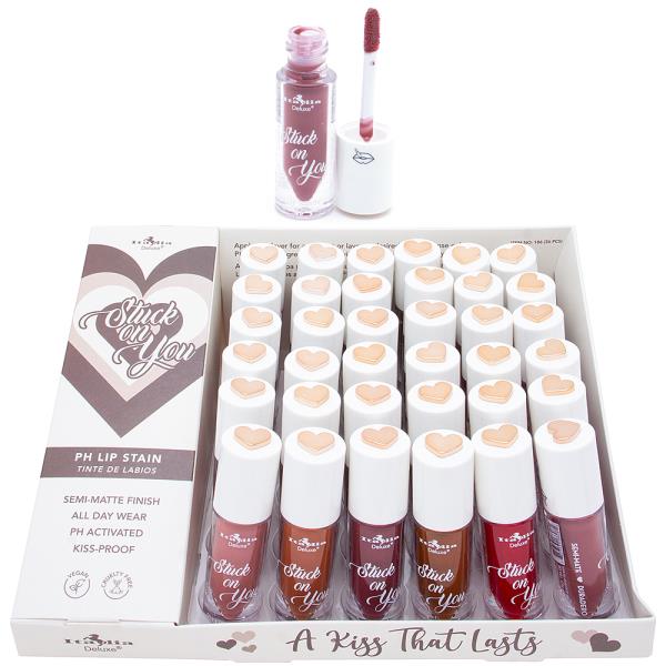 ITALIA DELUXE STUCK ON YOU LIP COLOR (36 UNITS)