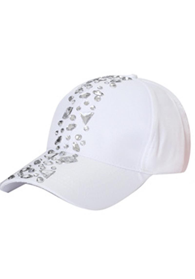 FASHION CRYSTAL STONE STUDDED BALL CAPS