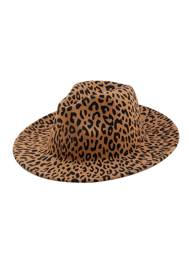 MODERN ANIMAL PRINTED FEDORA HAT