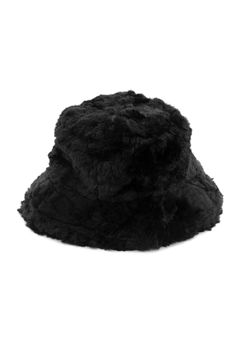 SOFT FUR BUCKET HAT