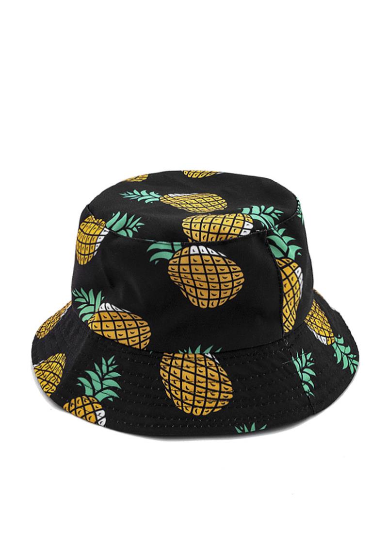 PINEAPPLE PRINT BUCKET HAT