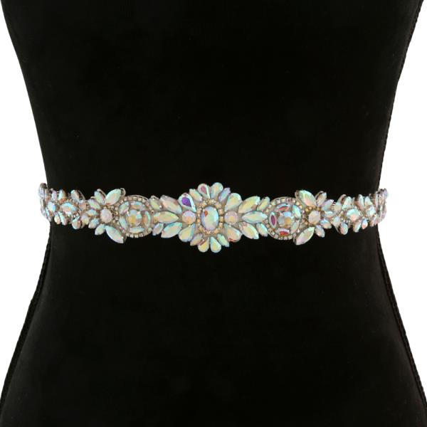 HANDMAND CRYSTAL BELT AND HEADBAND