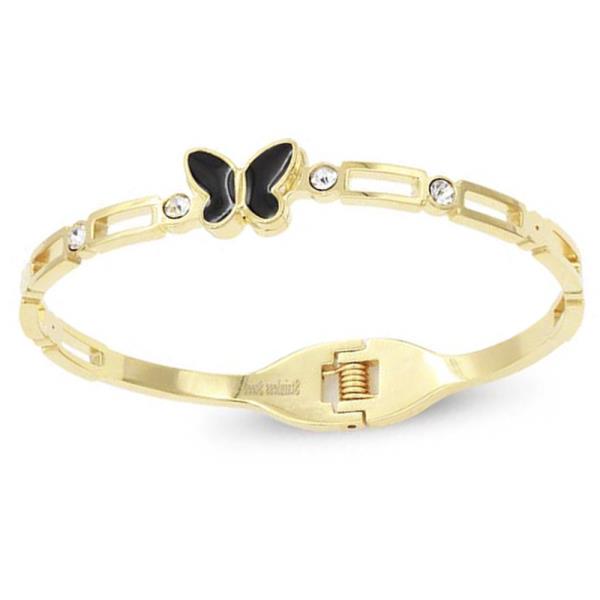 STAINLESS STEEL BUTTERFLY METAL HINGE BRACELET