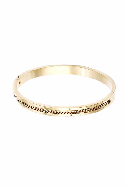 METAL OPEN BANGLE BRACELET