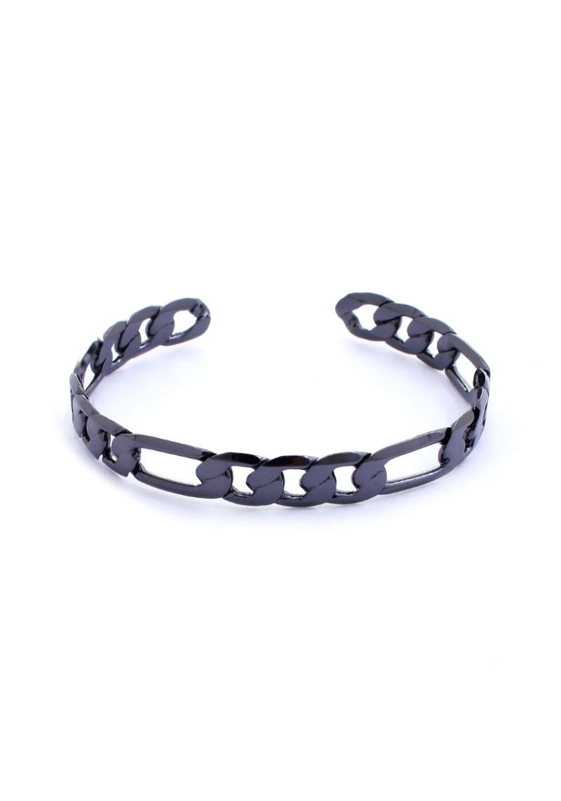 METAL LINK CHAIN OPEN BRACELET