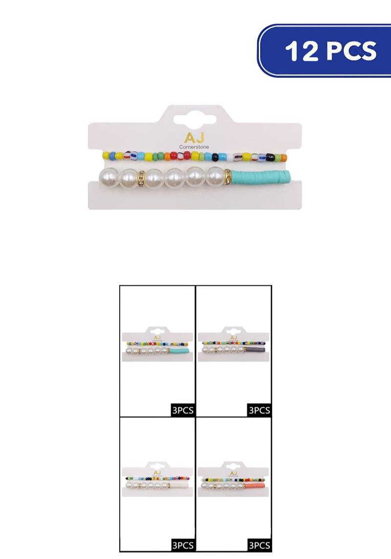 FASHION BRACELET 2 PC SET (12 UNITS)