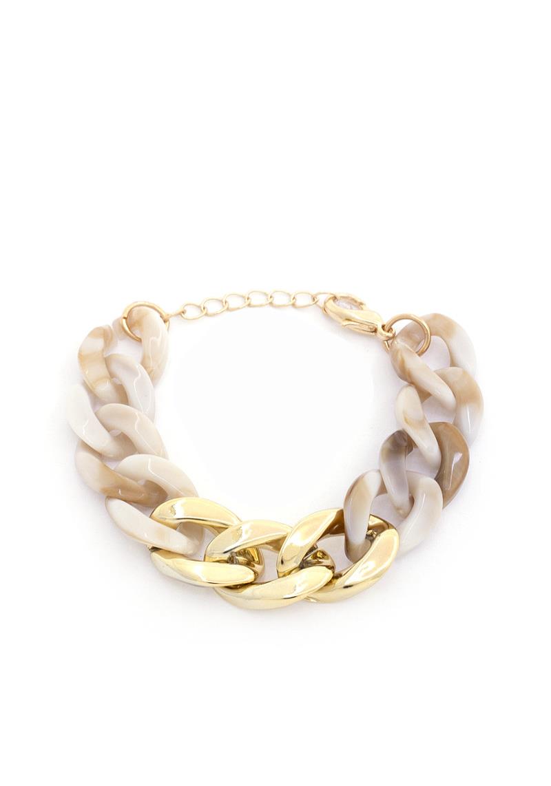 ACETATE CURB LINK BRACELET