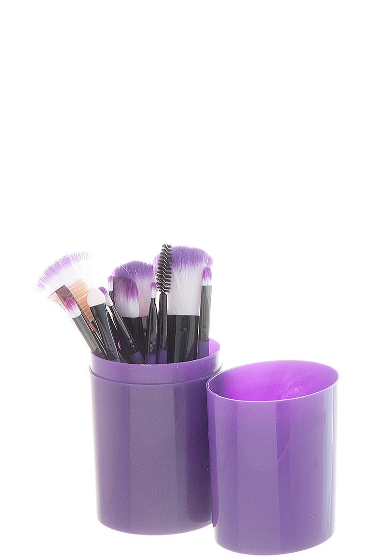 MAKE UP 12 PC BRUSH SET WITH CASE