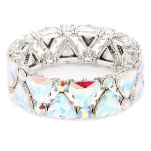 CRYSTAL STONE STRETCH BRACELET