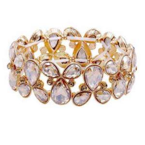 CRYSTAL STONE STRETCH BRACELET